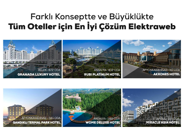 elektraweb en güvenli otel yazılımıdır