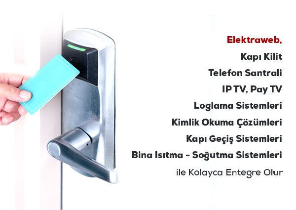 Elektraweb 3. Parti sistemlerle entegre otel yazılımı