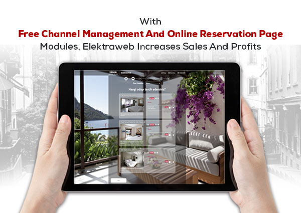 Channel management and online booking page with Elektraweb is free