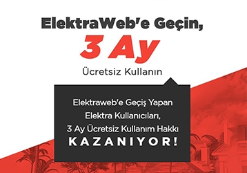 ElektraWeb’e Geçin, 3 Ay Ücretsiz Kullanın!