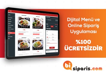bisiparis.com ile Dijital Menü ve Online Sipariş Uygulaması Ücretsiz