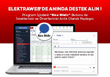 Elektraweb’de Anında Destek Alın