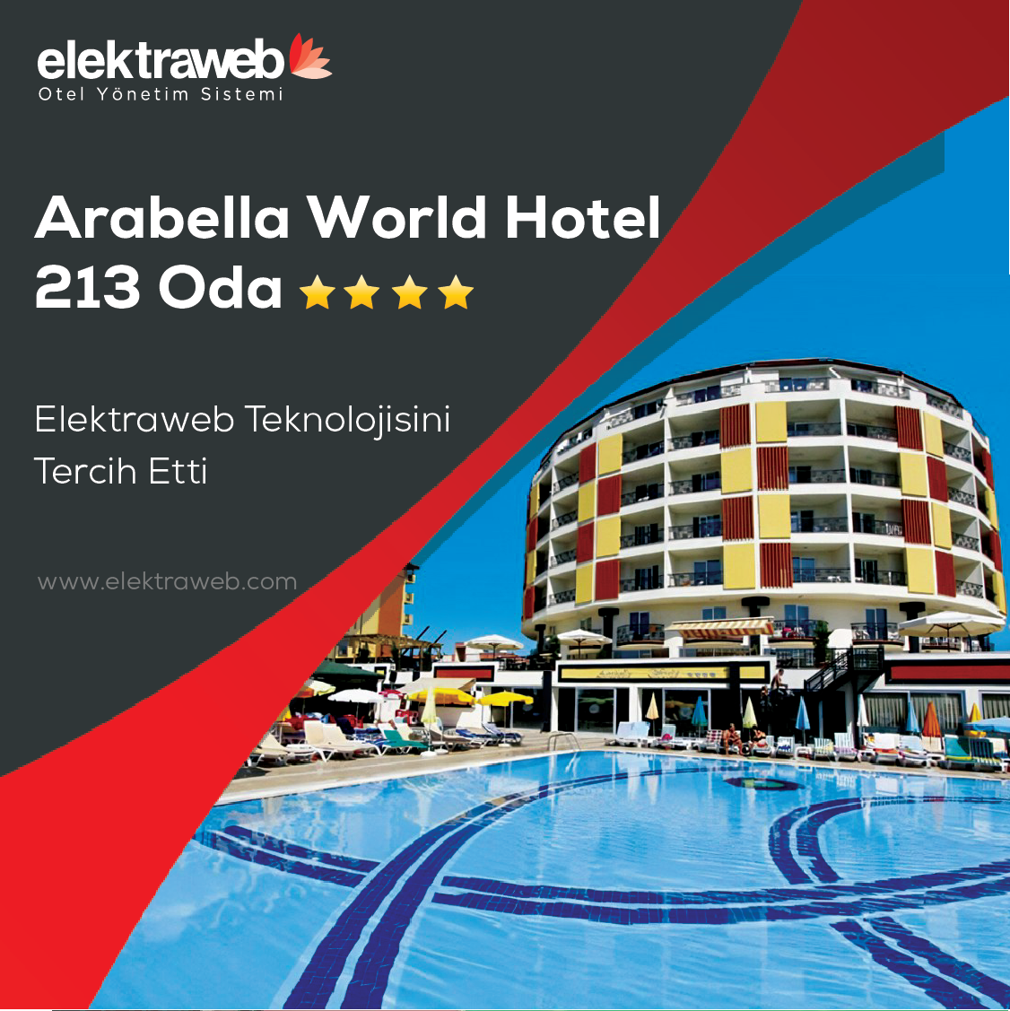 Arabella World Hotel Elektraweb’i Tercih Etti