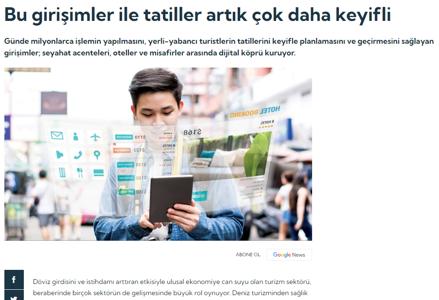 Bu Girişimler ile Tatiller Artık Çok Daha Keyifli